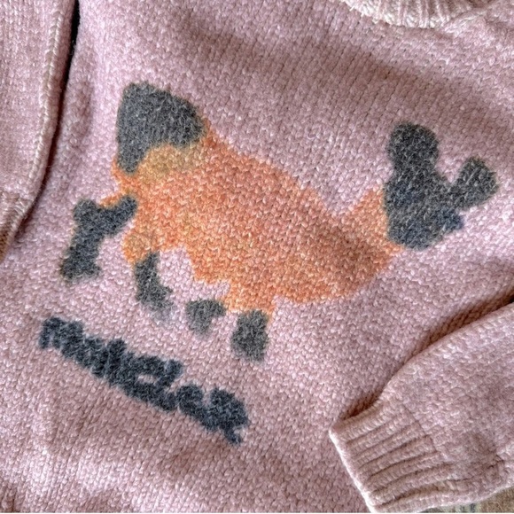 MONCLER ENFANT Long Sleeved Wool Blend Crew Neck Sweater Dress Little Girls Sz.6 - Picture 8 of 15